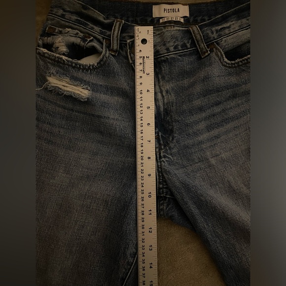 Pistola Presley Crossover High Rise Straight Jeans - Picture 6 of 8